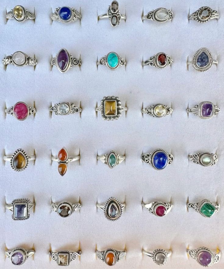 "Genuine crystal ring featuring a natural gemstone set in an elegant band, designed for everyday wear, spiritual significance, and stylish jewelry collection."