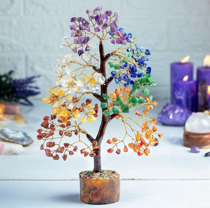 7 Chakra Crystal Tree