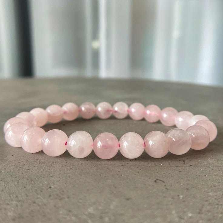 Rose Quartz Crystal Bracelet